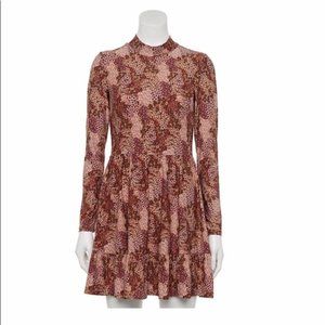 Lily Rose Long Sleeve Mock Neck Dress